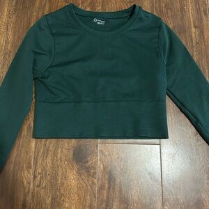 aerie sidewalk cropped long sleeve